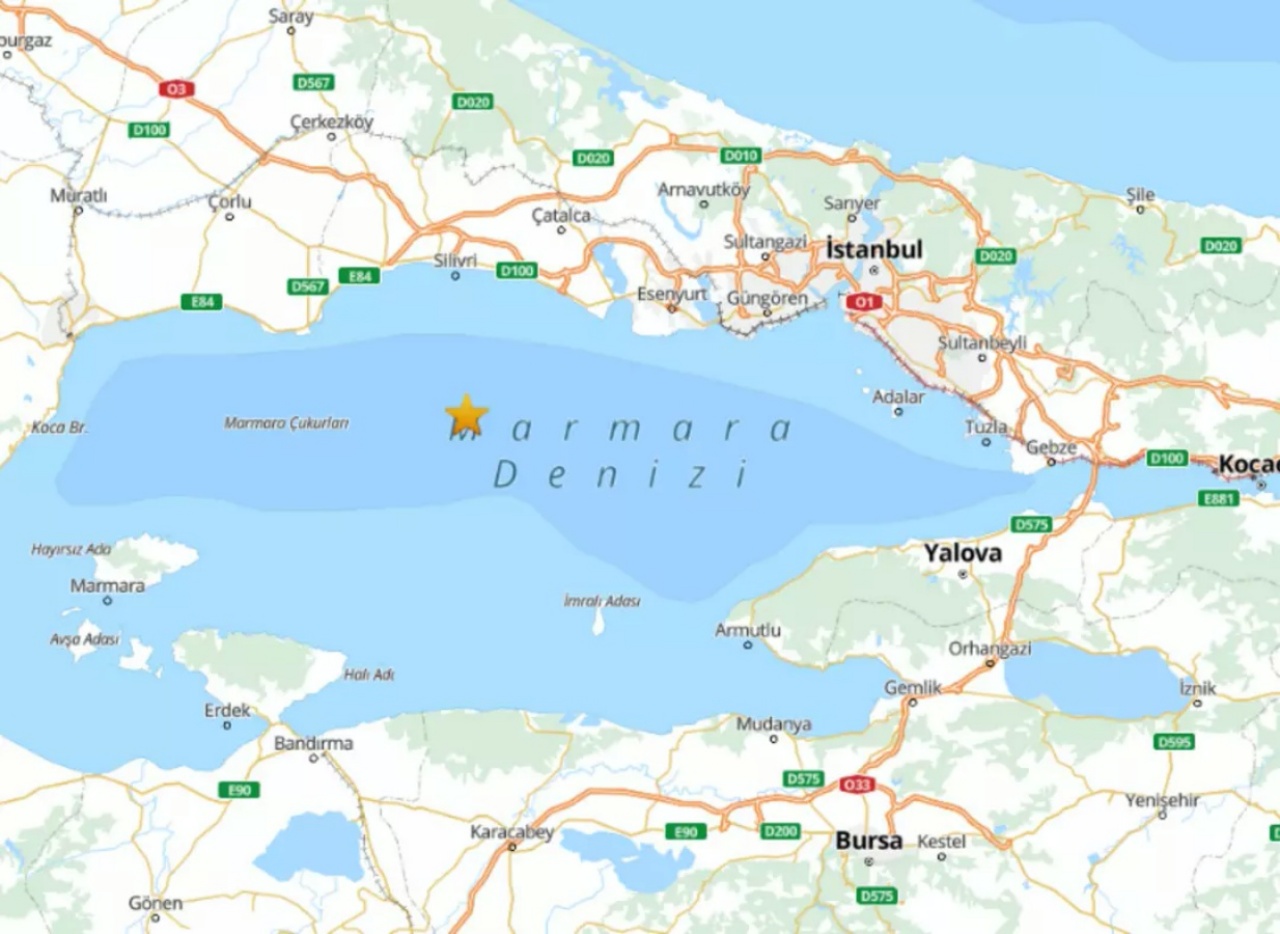 Bursa Mudanya’da 3.4 büyüklüğünde deprem! İstanbul ve çevre illerde de hissedildi
