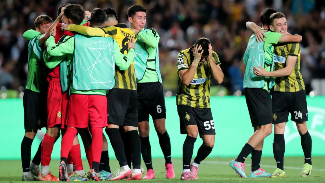Kazakistan'nın Kairat ekibi tarih yazarak UEFA Şampiyonlar Ligi'ne kaldı (Kairat 0 (3) - (2) 0 Celtic | Maçın sonucu)