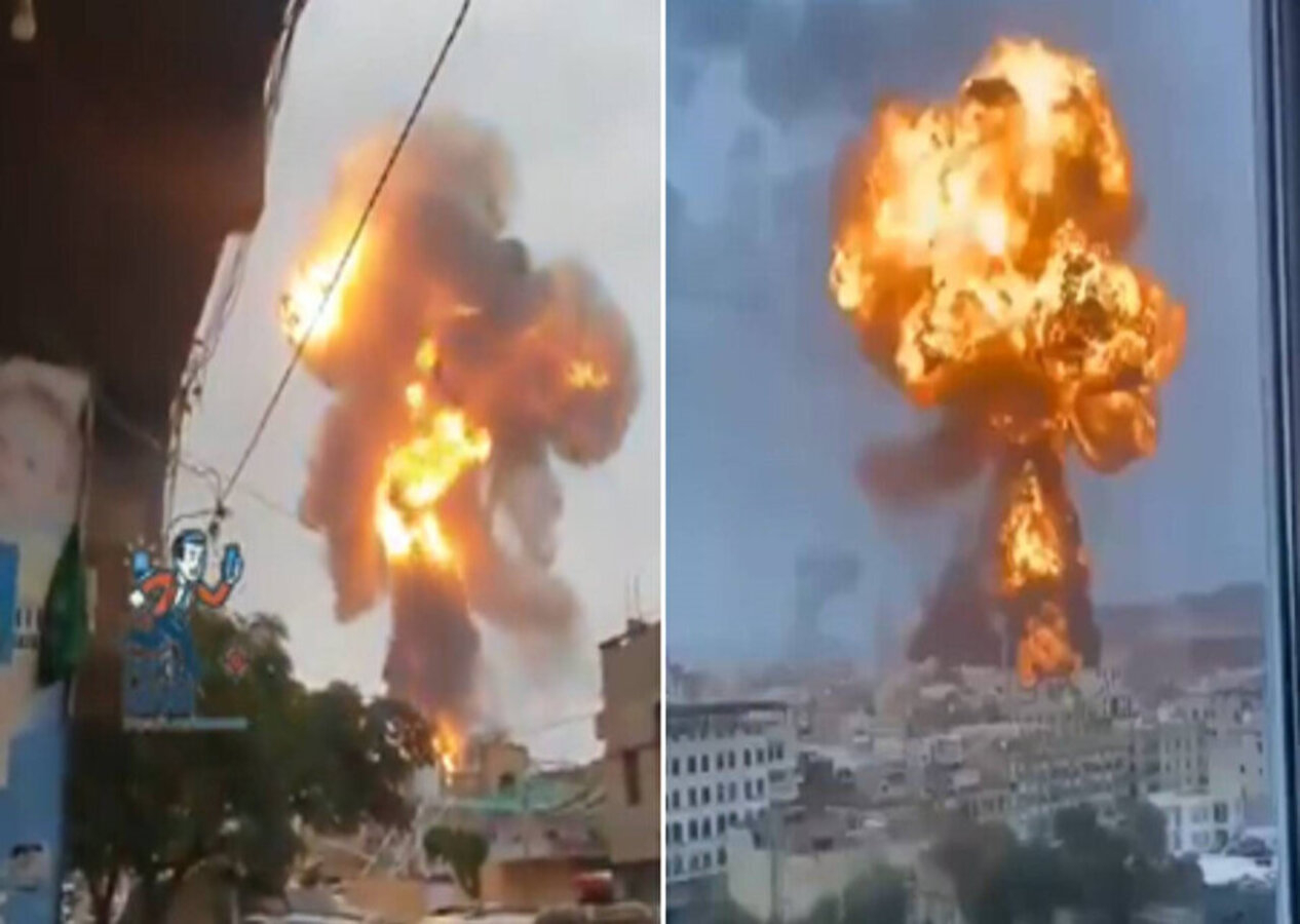 İsrail ordusu Yemen'in başkenti Sana'ya füze yağdırdı!