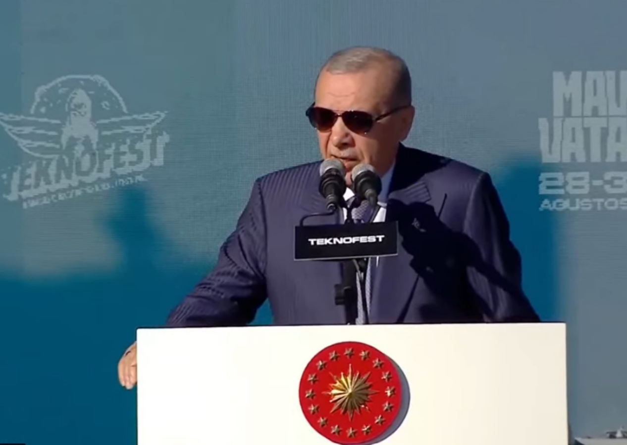 Cumhurbaşkanı Erdoğan'dan TEKNOFEST Mavi Vatan'da önemli mesaj! ''Savunma Sanayiimiz her alanda destan yazıyor''
