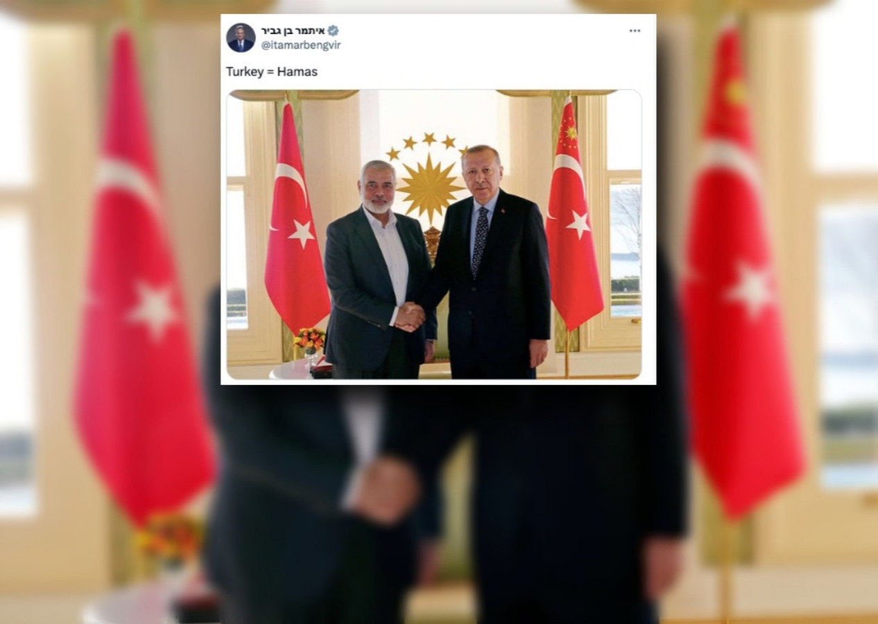 İsrail Milli Güvenlik Bakanı'ndan Türkiye'ye alçak tehdit! Hamas ile eşitleyip dünyaya hedef gösterdi...
