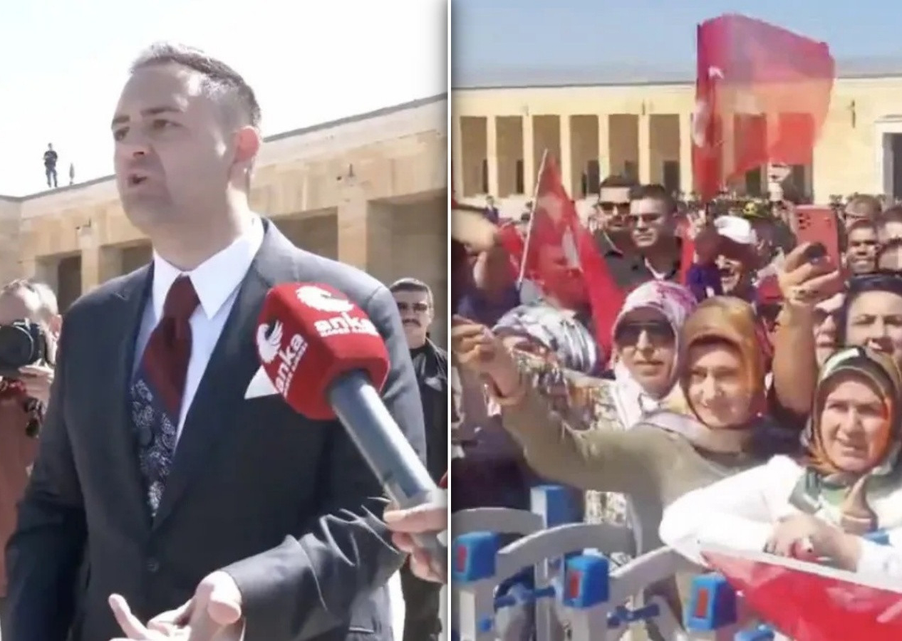 Anıtkabir'de Cumhurbaşkanı Erdoğan'a sevgi seli...  CHP’li Akdoğan sloganları hazmedemedi: Yapılacak iş mi?