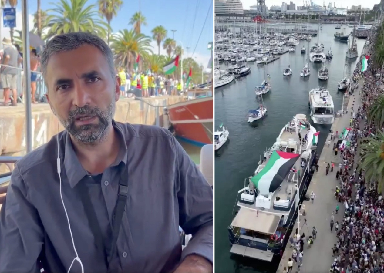 Sumud Filosu Akdeniz’de fırtına engeline takıldı! Türkiye Temsilcisi Hüseyin Durmaz'dan SuperHaber'e özel bilgiler: Görev iptal edilmedi, bugün yolculuk yeniden başlayabilir