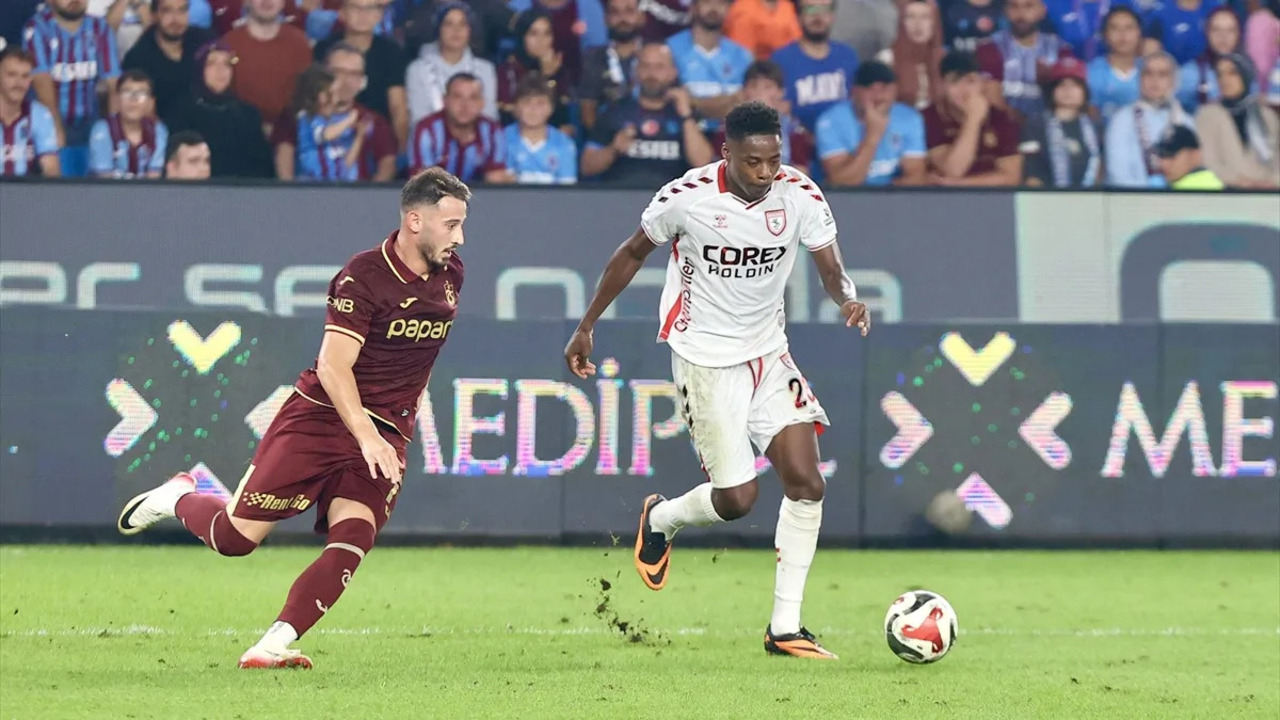Trabzonspor Samsun'a takıldı, Karadeniz derbisinde puanlar paylaşıldı (Trabzonspor 1 - 1 Samsunspor | Maçın özeti)