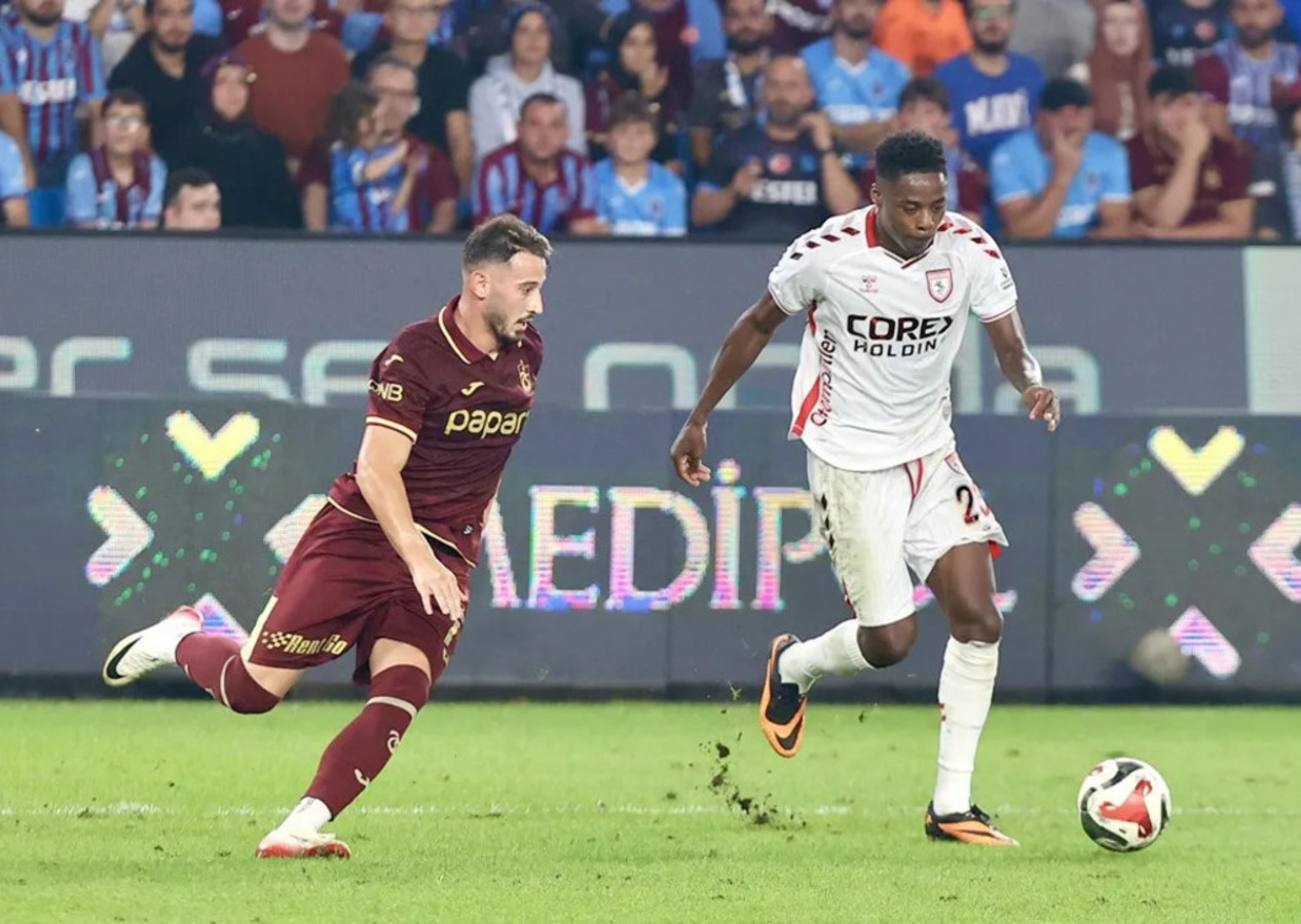Trabzonspor Samsun'a takıldı, Karadeniz derbisinde puanlar paylaşıldı (Trabzonspor 1 - 1 Samsunspor | Maçın özeti)