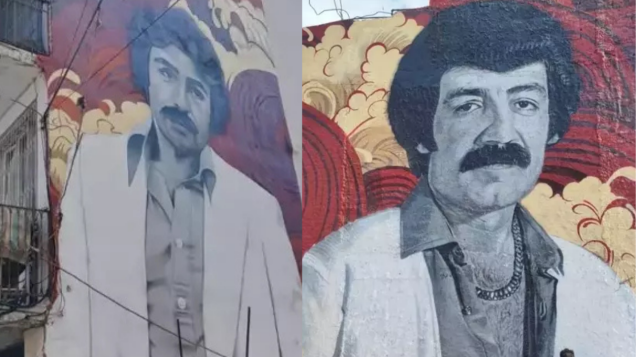 Ferdi Tayfur ve Müslüm Gürses'e vefa! Büyüdükleri mahalleye portreleri çizildi