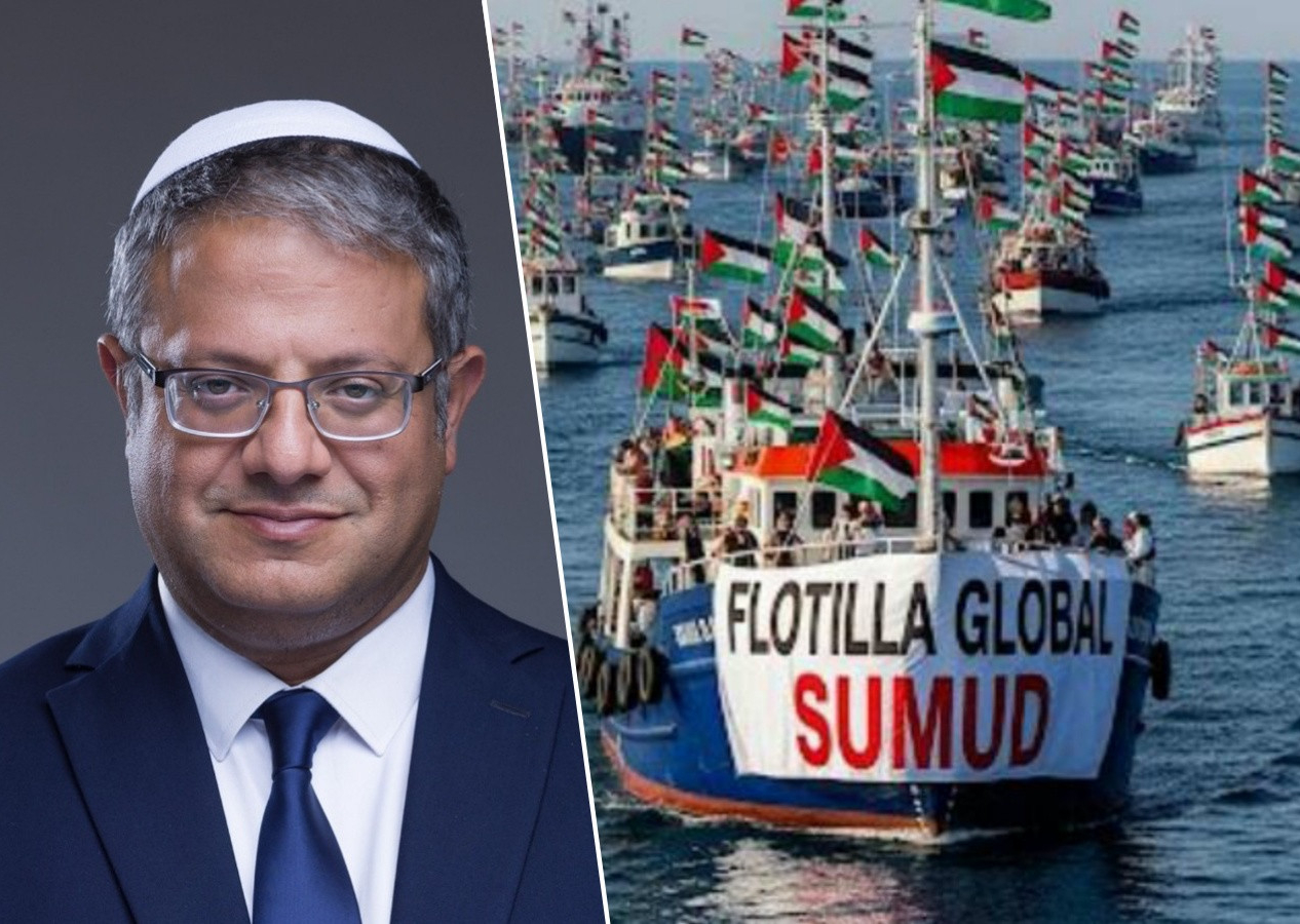 Soykırımcı Ben-Gvir'den aşağılık plan! Sumud Filosu’nu terörist ilan edip gemilere el koyacak!