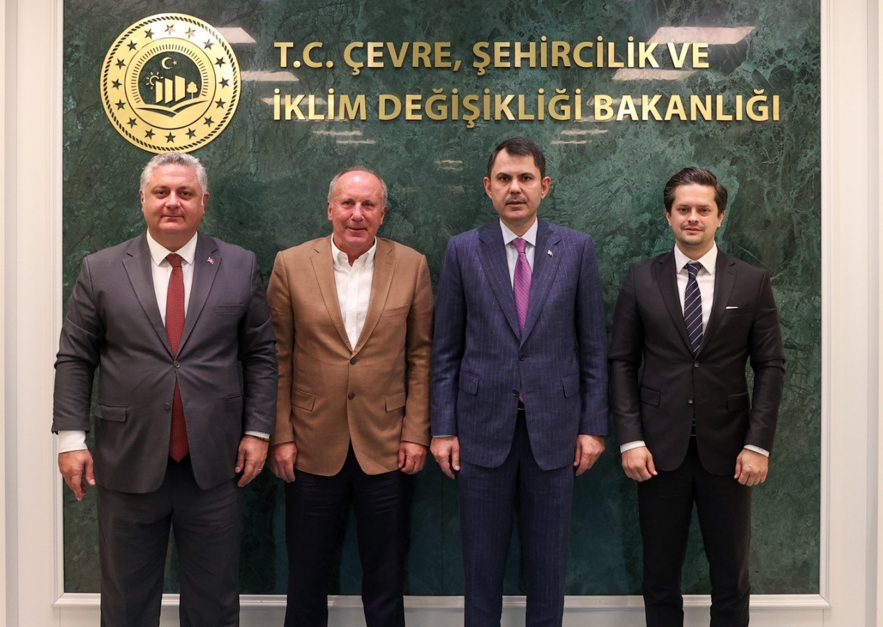 Ankara’da dikkat çeken buluşma! CHP'ye dönen Muharrem İnce'den Bakan Kurum'a ziyaret