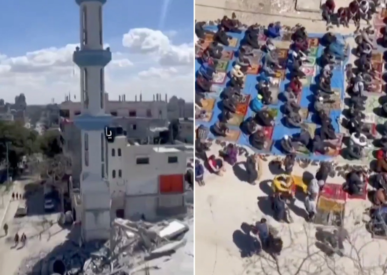 Gazze’de tarihin en kısa cuma hutbesi: Açlıktan konuşacak gücüm yok, namaza durun...