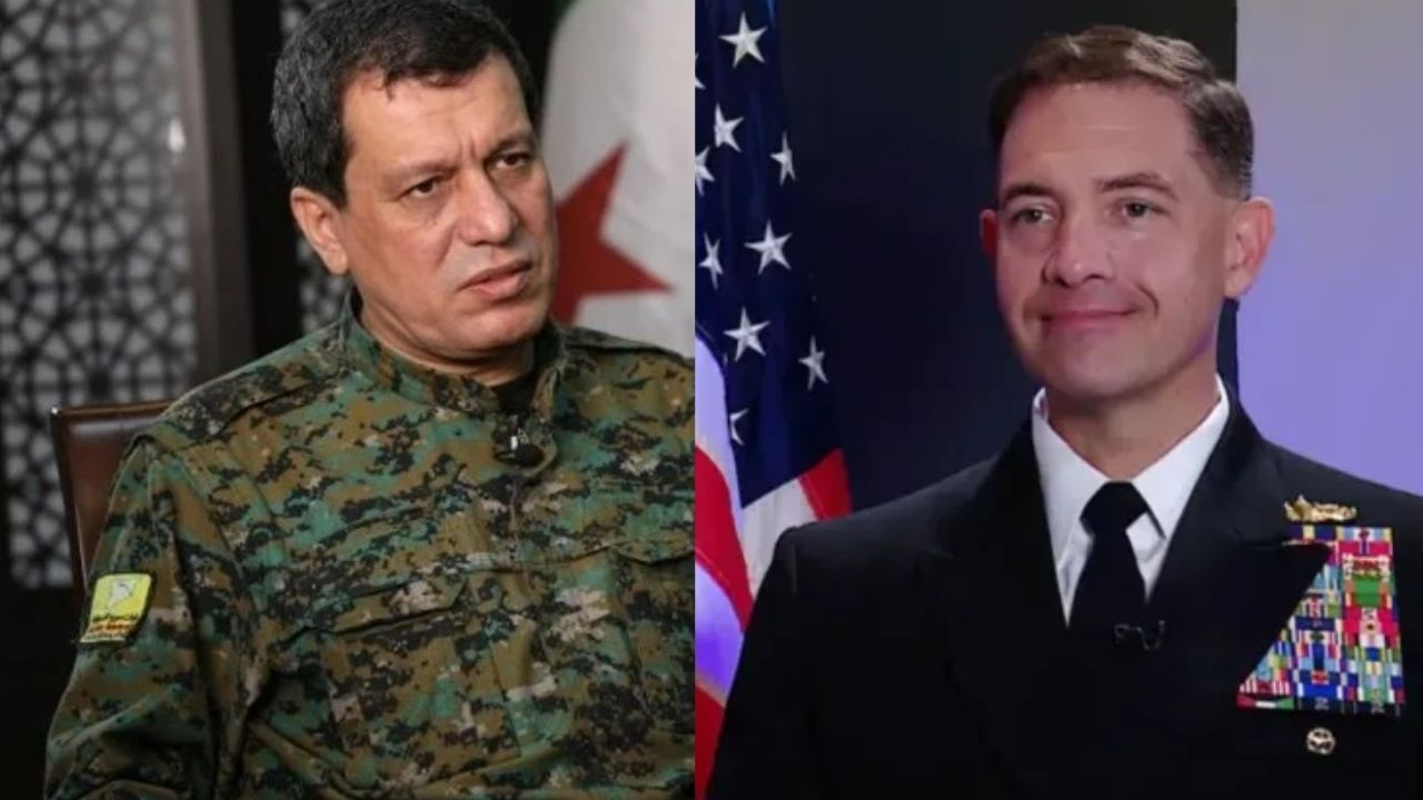 Rojova'da kritik ziyaret! CENTCOM Komutanı Mazlum Abdi ile görüştü