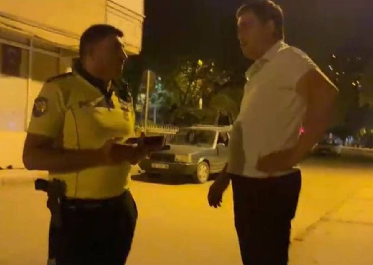 Ehliyetsiz sürücünün ilginç ricası: 'ayağınıza paspas olayım'