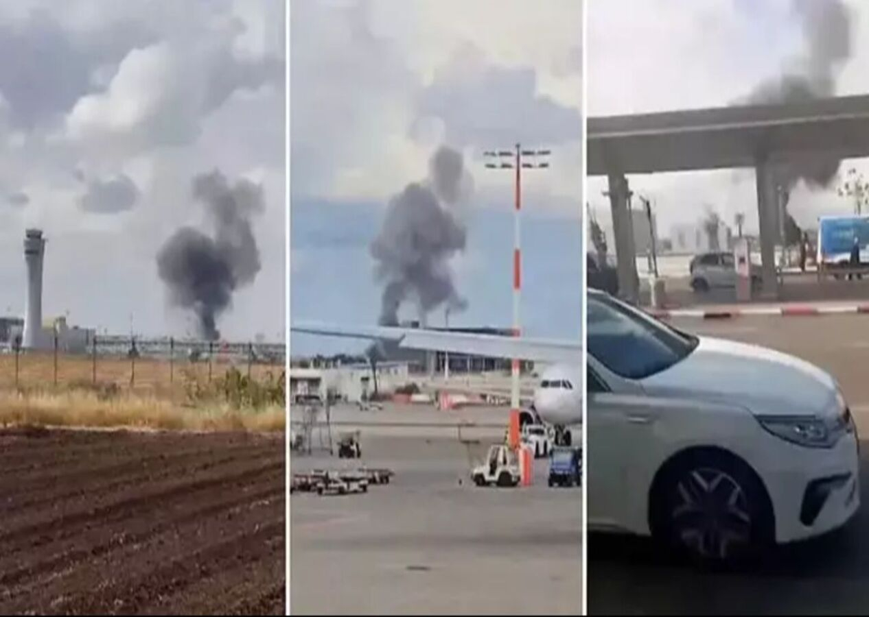Husiler Ramon Havalimanı'nı vurdu: İsrail'de korku ve panik hakim!