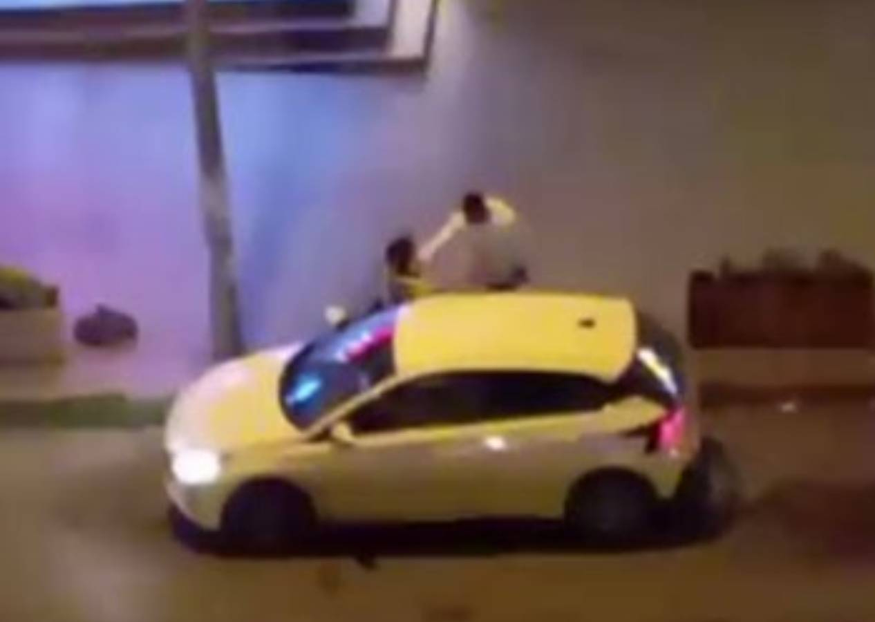 Esenyurt’ta dehşet anları: Kadın sokak ortasında darbedildi, zorla araca bindirildi