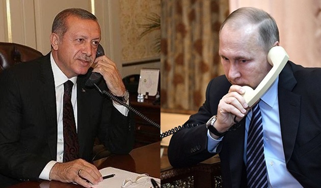 Cumhurbaşkanı Erdoğan ile Putin telefonla görüştü!