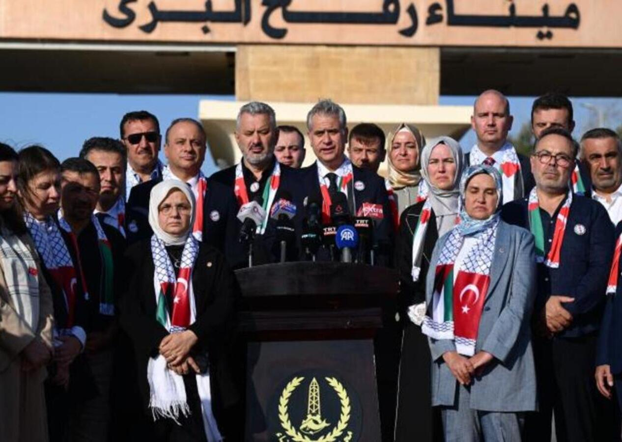 AK Parti heyeti Refah Sınır Kapısı'ndan tüm dünyaya seslendi: Gazze halkı yalnız değildir