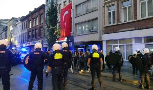 Belçika'da PKK provokasyonu devam ediyor/Video...