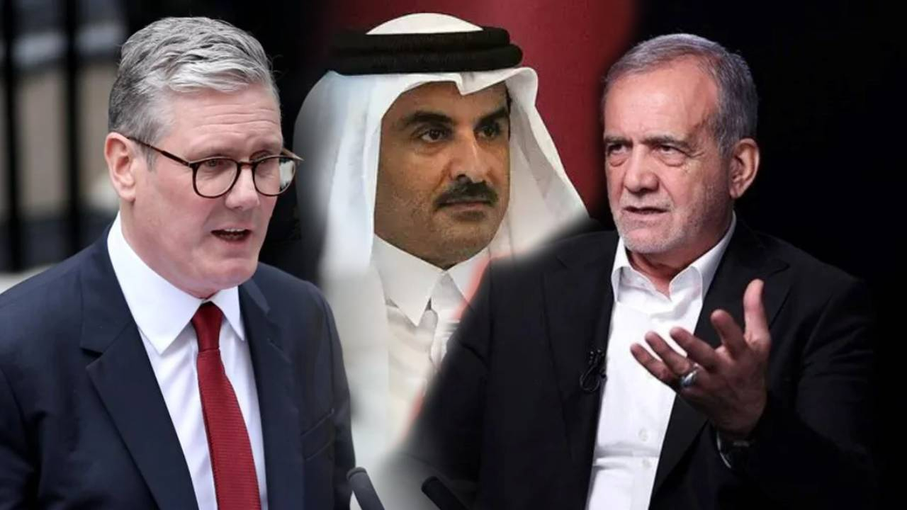 İran Cumhurbaşkanı Pezeşkiyan ve İngiltere Başbakanı Starmer Katar Emiri Al Sani ile görüştü