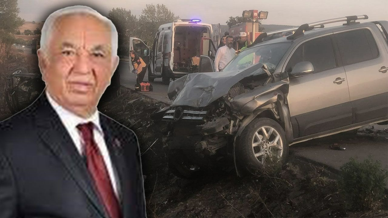 Eski Belediye Başkanı Mehmet Kaya feci kazada hayatını kaybetti