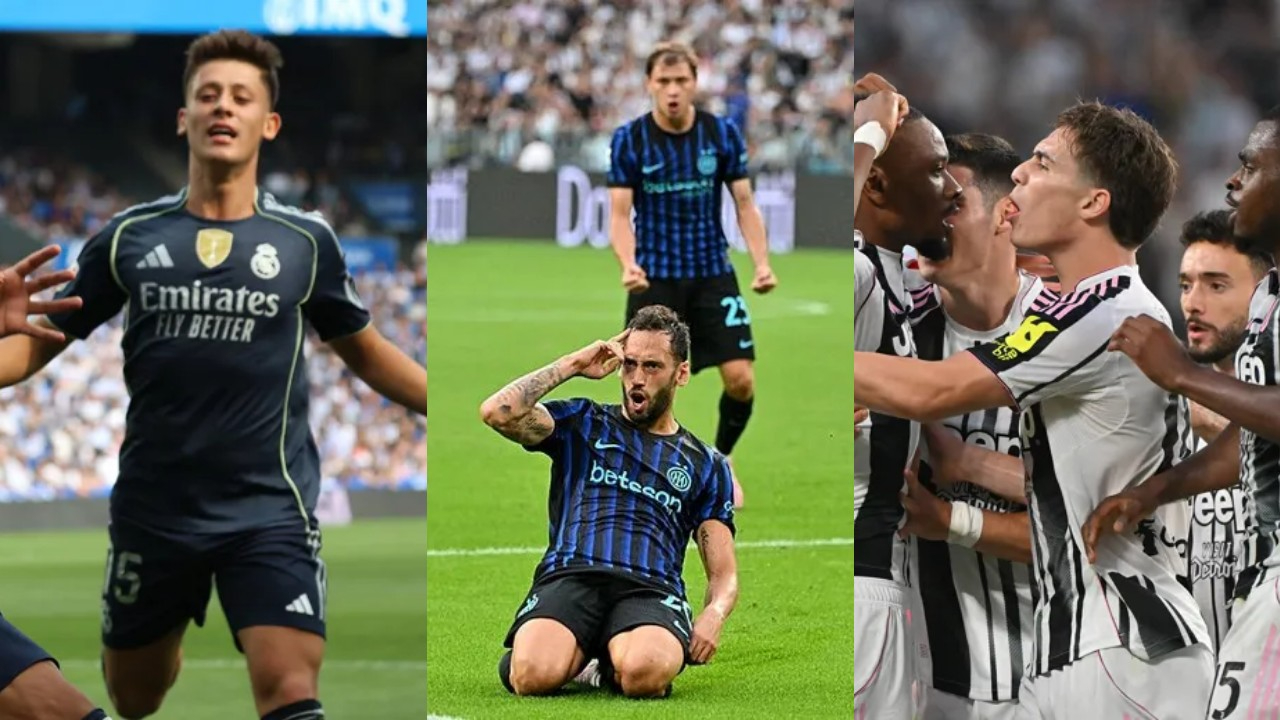 Avrupa'da Türk gecesi! Arda Güler, Hakan Çalhanoğlu ve Kenan Yıldız’dan harika goller