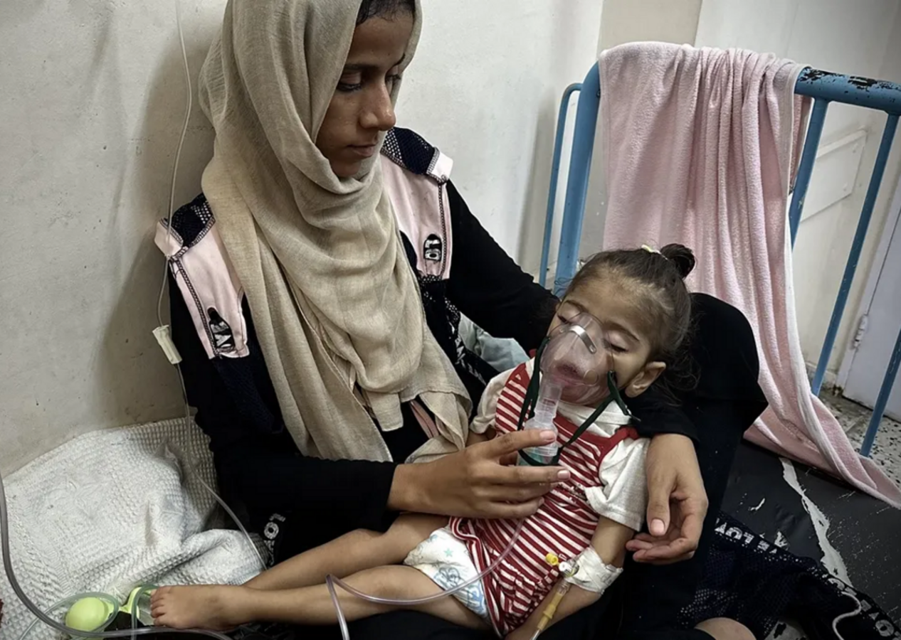 Gazze'den yürek yakan görüntüler: Çocuklar kıtlıkla savaşıyor!