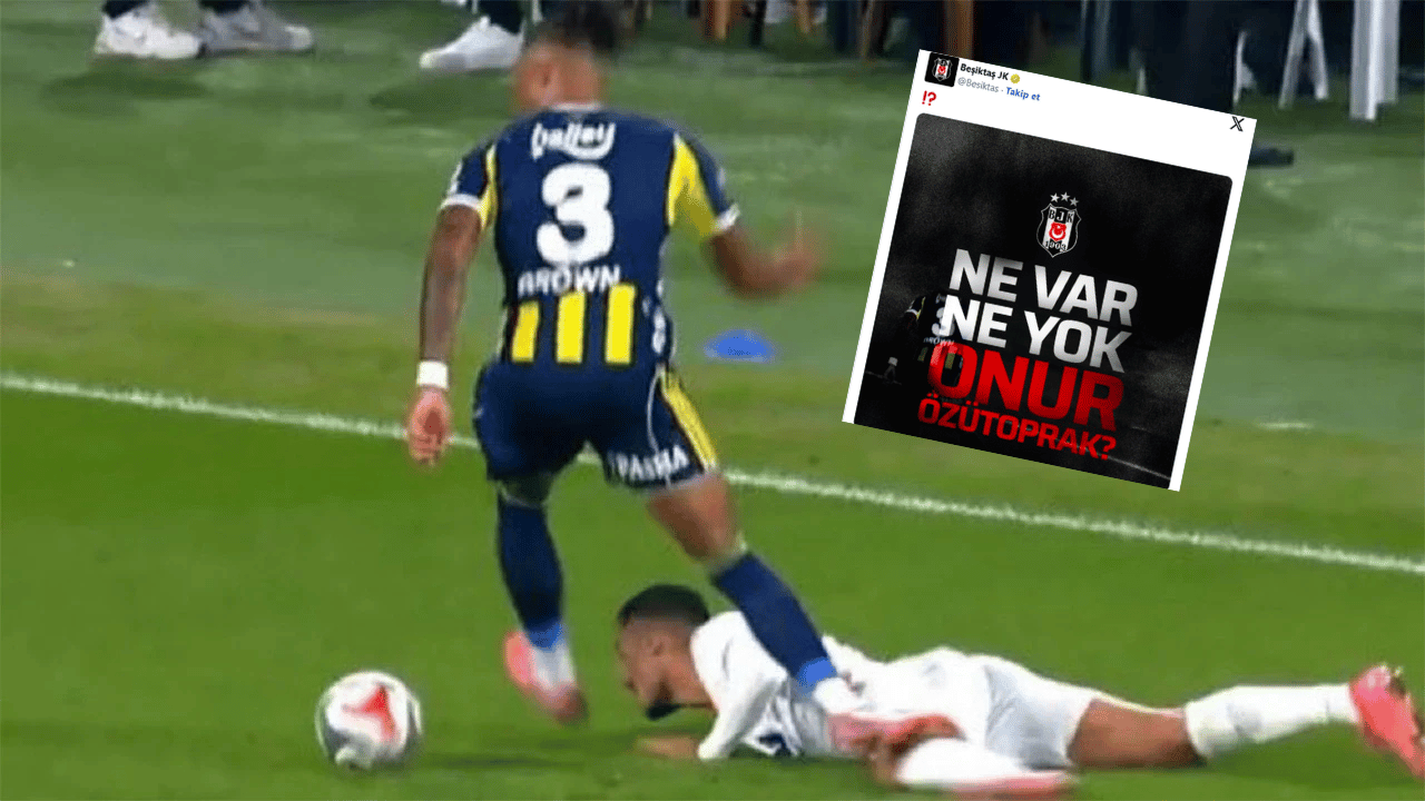 Beşiktaş'tan Fenerbahçe - Alanyaspor maçı sonrası flaş paylaşım: VAR hakemine büyük tepki!