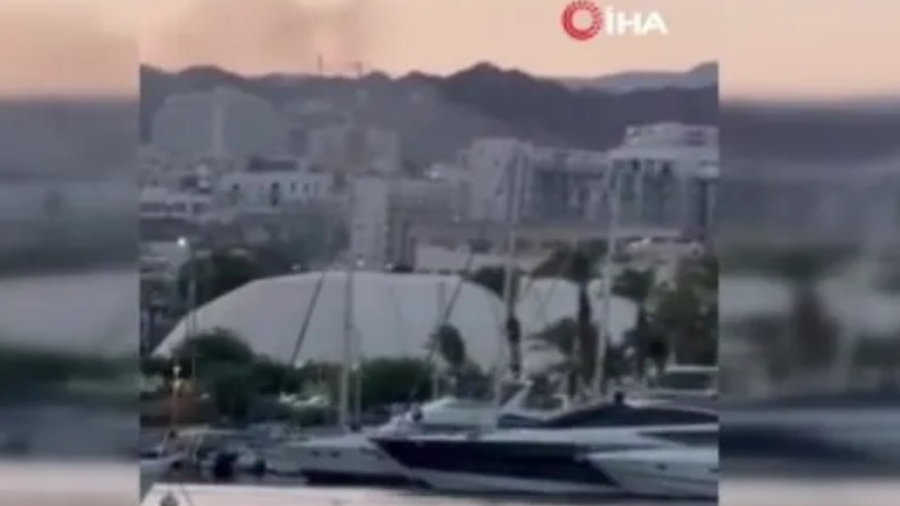 Hüsiler'den Siyonizme yanıt! Drone saldırısı başladı! Eliat'ta alarmlar çalıyor! Otel ağır hasar aldı!