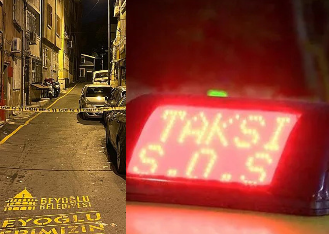 Beyoğlu’nda vahşi saldırı! Taksici gasbedilip öldürüldü
