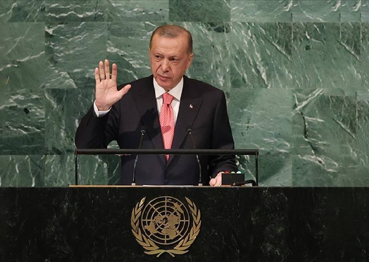 Erdoğan BM’de uyardı! Gazze’deki soykırımı gündeme taşıdı  “İsrail’in saldırgan politikaları meşru gösterilemez”