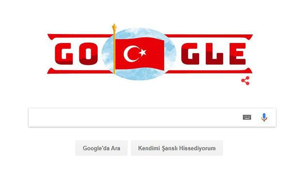 Cumhuriyet Bayramı'na özel doodle! Tıklandığında...