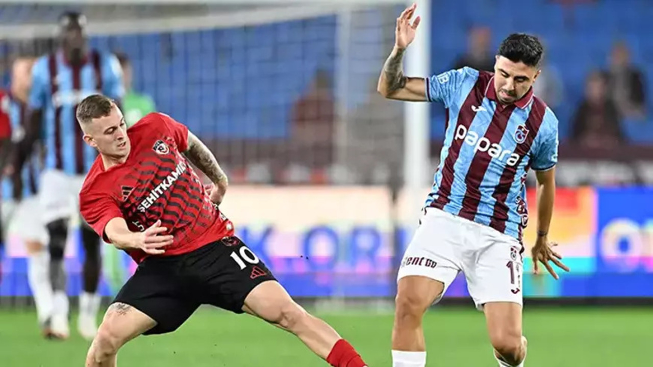 Trabzonspor - Gaziantep FK Maçı 1-1 Sona Erdi