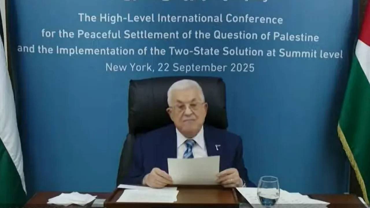 Tarihi zirvede tarihi zırva! Mahmud Abbas BM'de Hamas'a 'silah bırakın tek yetkili biziz' dedi