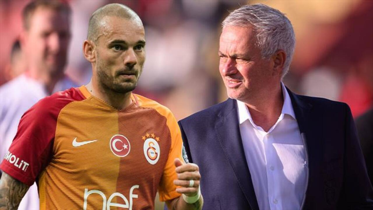 Wesley Sneijder, Jose Mourinho'yu hedef aldı! Fenerbahçeliler 'Helal olsun' dedi!