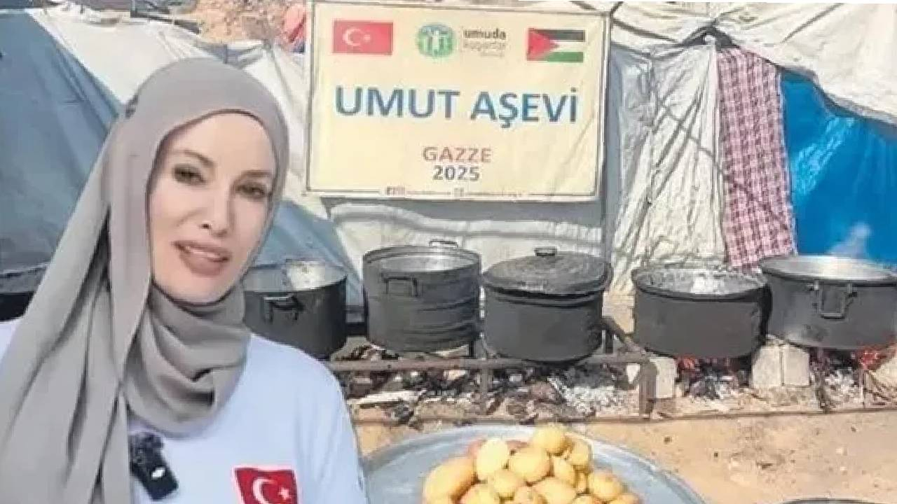 Mücadeleye devam ediyor! Gamze Özçelik, Gazze’de üçüncü aşevini kurdu