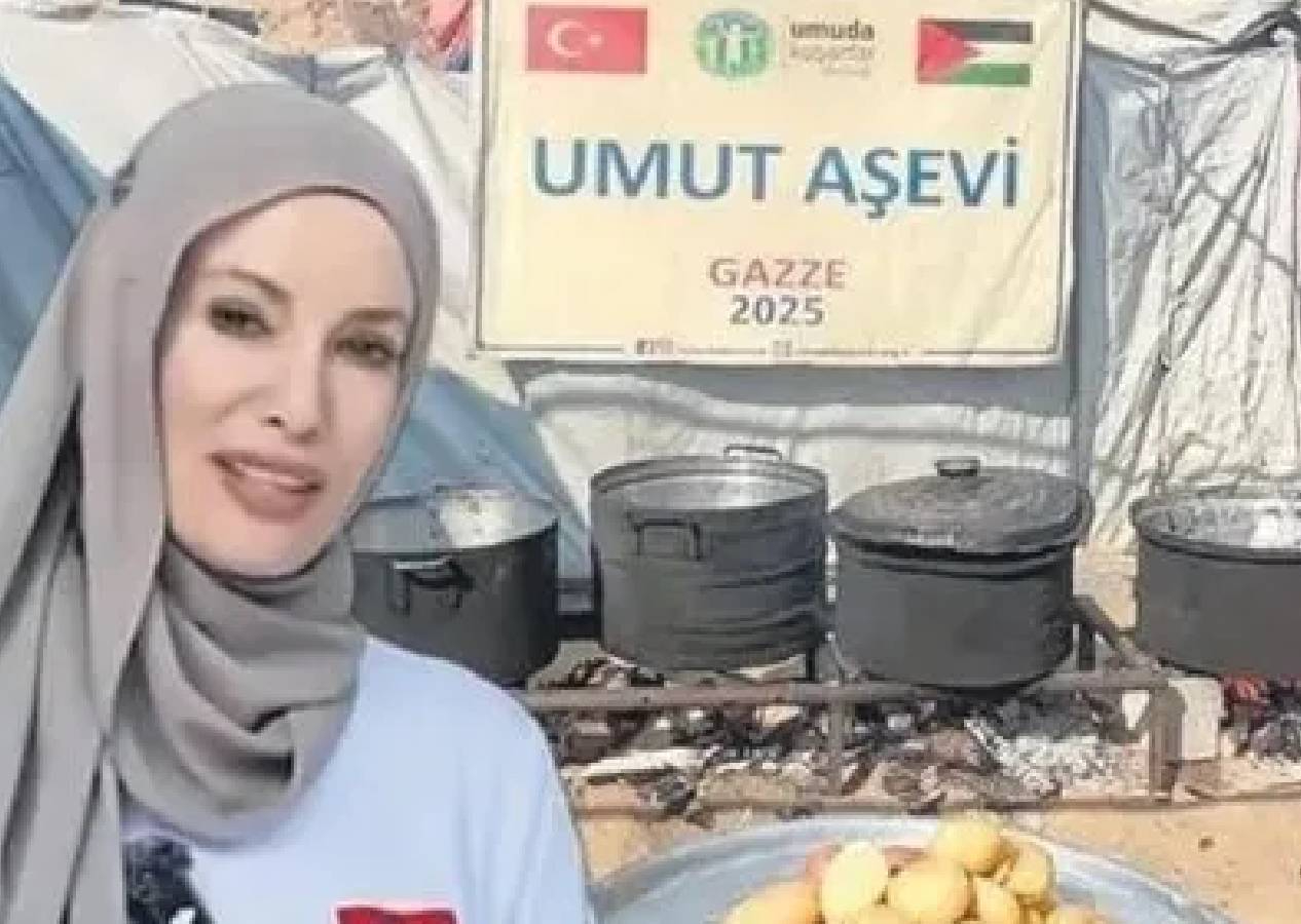Mücadeleye devam ediyor! Gamze Özçelik, Gazze’de üçüncü aşevini kurdu