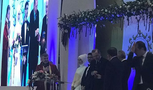 Cumhurbaşkanı Erdoğan nikah şahitliği yaptı!