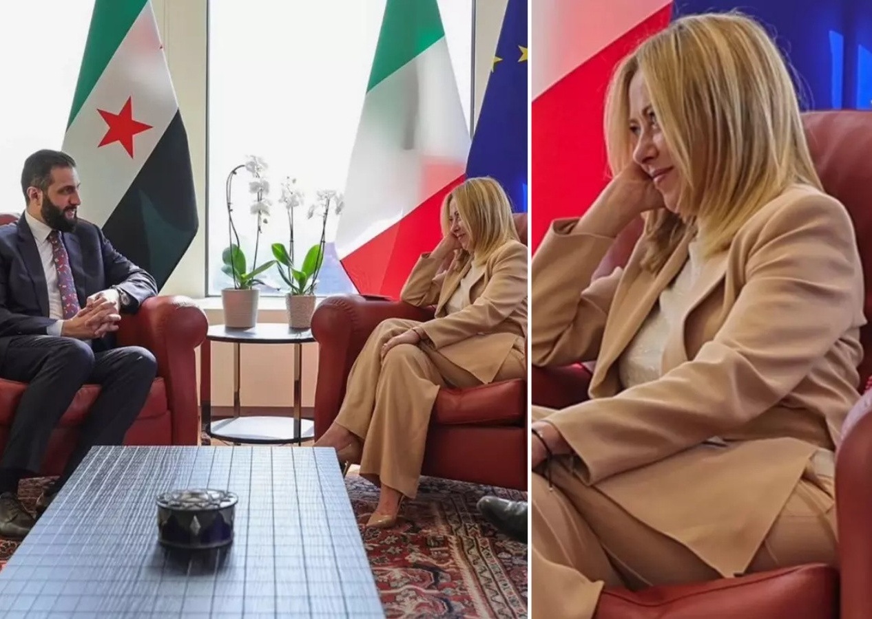 Meloni’nin Şara’ya bakışları New York görüşmesine damga vurdu! Sosyal medyada yorum yağdı...