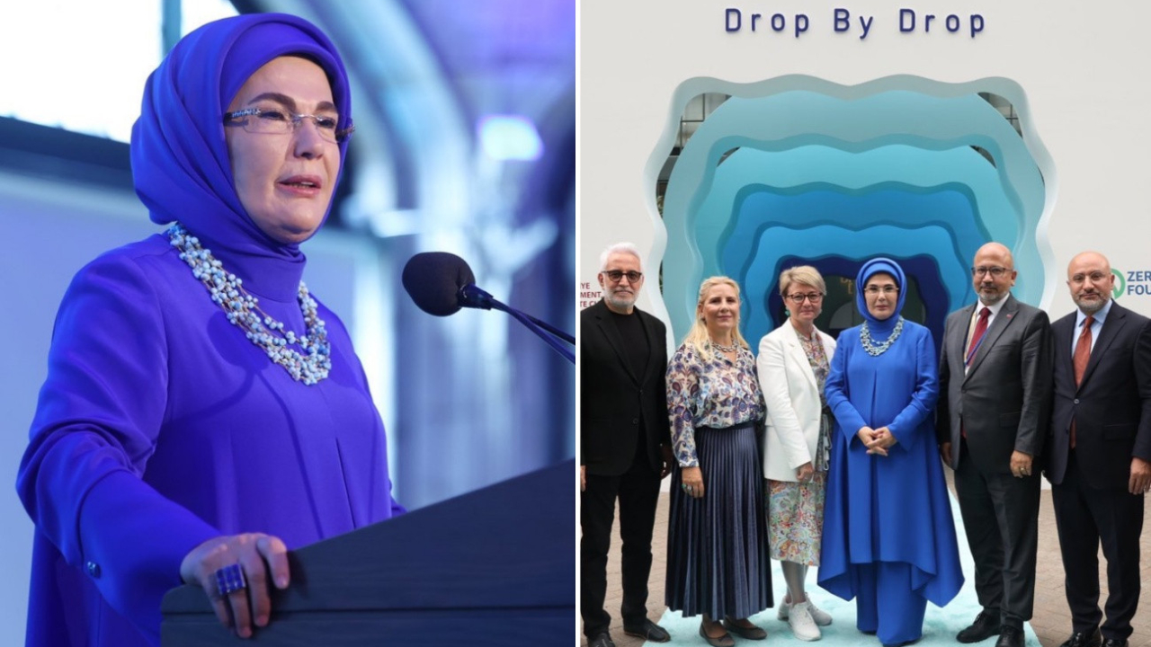 Sıfır Atık Mavi sergisi ABD’de açıldı! Emine Erdoğan’dan çevre mesajı: Mavisi tükenmeyen bir dünya bırakalım!