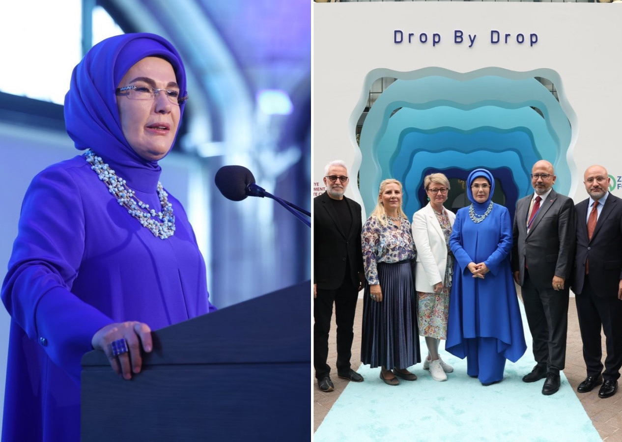 Sıfır Atık Mavi sergisi ABD’de açıldı! Emine Erdoğan’dan çevre mesajı: Mavisi tükenmeyen bir dünya bırakalım!