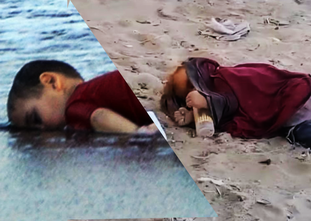 İnsanlık bir sahilde bir kez daha öldü! 10 yıl önce Aylan bebek 10 yıl sonra Gazze’de elinde biberonla bir masum...
