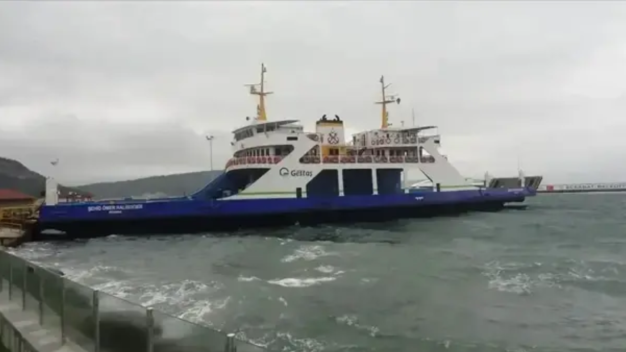Güney Marmara’da fırtına! Bazı seferler iptal edildi!