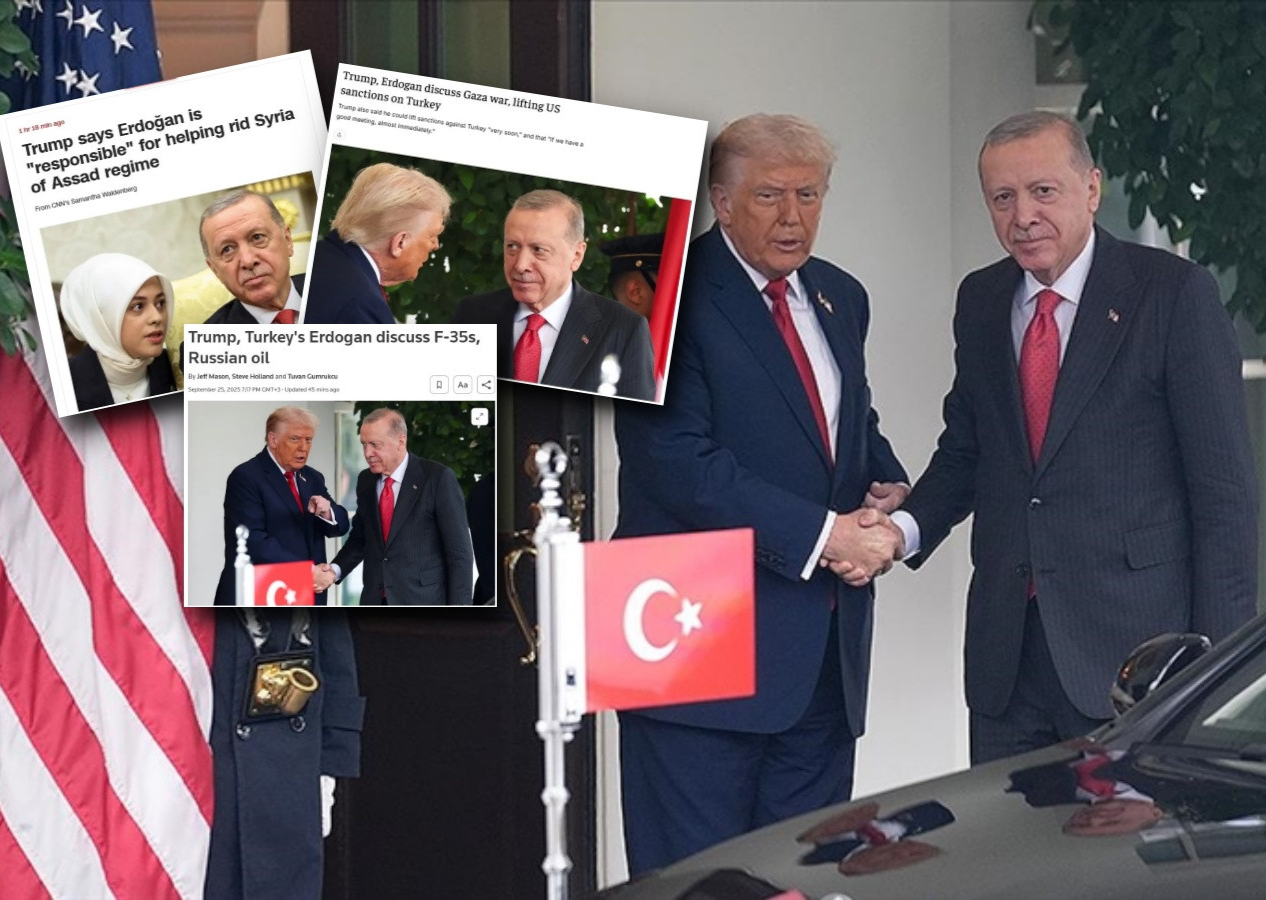 Dünya basını Erdoğan-Trump zirvesini manşetten verdi: Erdoğan istediğini alacak, İsrail diken üstünde!