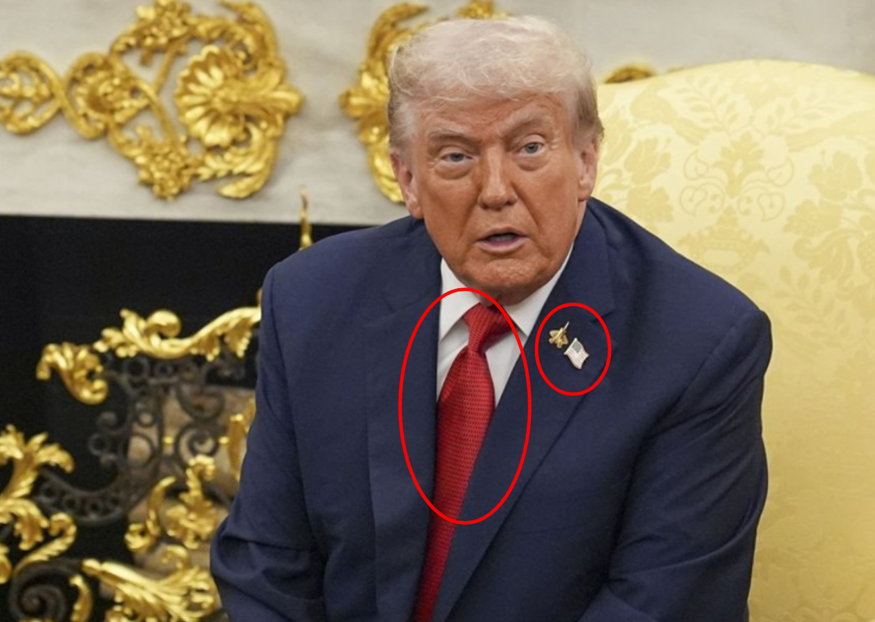 Trump Erdoğan zirvesinde sembolik şifreler neler? Dikkat çeken kravat ve rozet detayı!