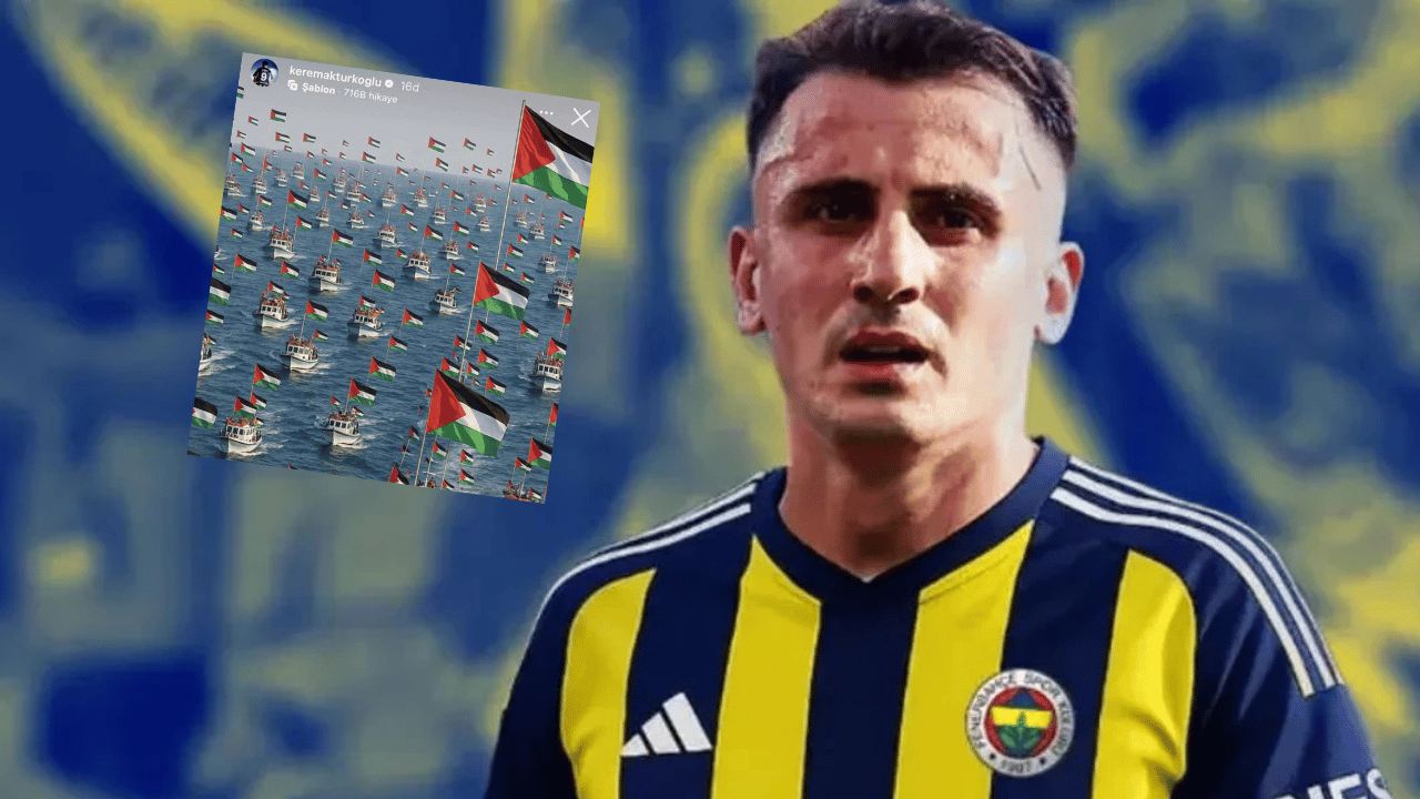 Kerem Aktürkoğlu yine sessiz kalmadı! Sumud Filosu için paylaşım