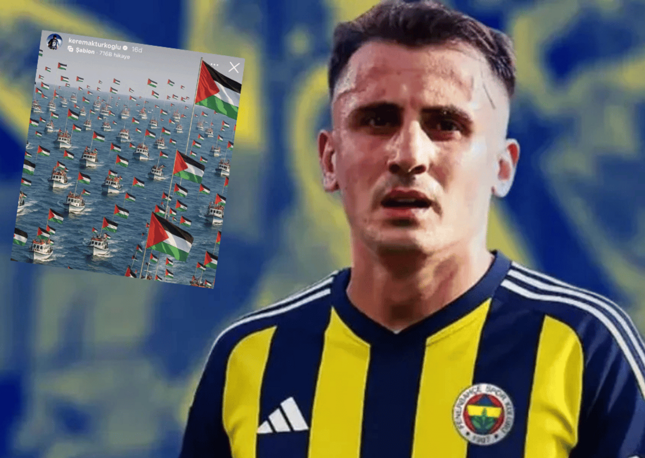 Kerem Aktürkoğlu yine sessiz kalmadı! Sumud Filosu için paylaşım