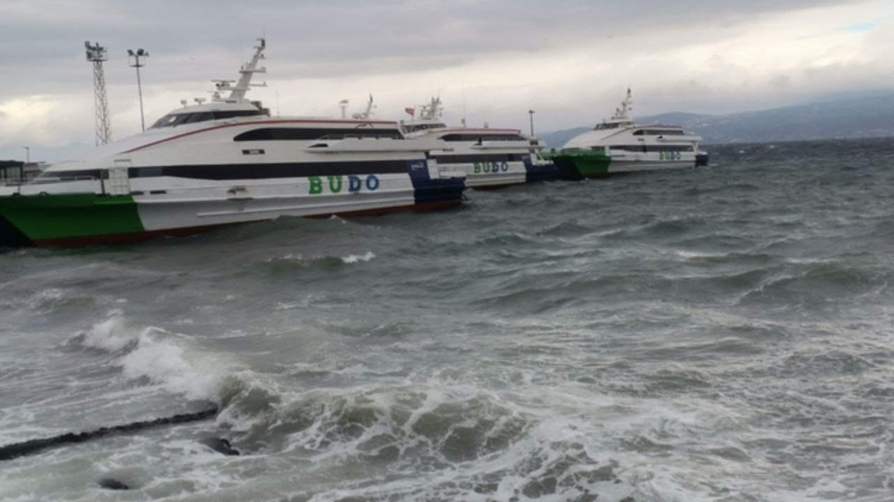 Marmara’da fırtına alarmı! İDO ve BUDO seferleri iptal edildi