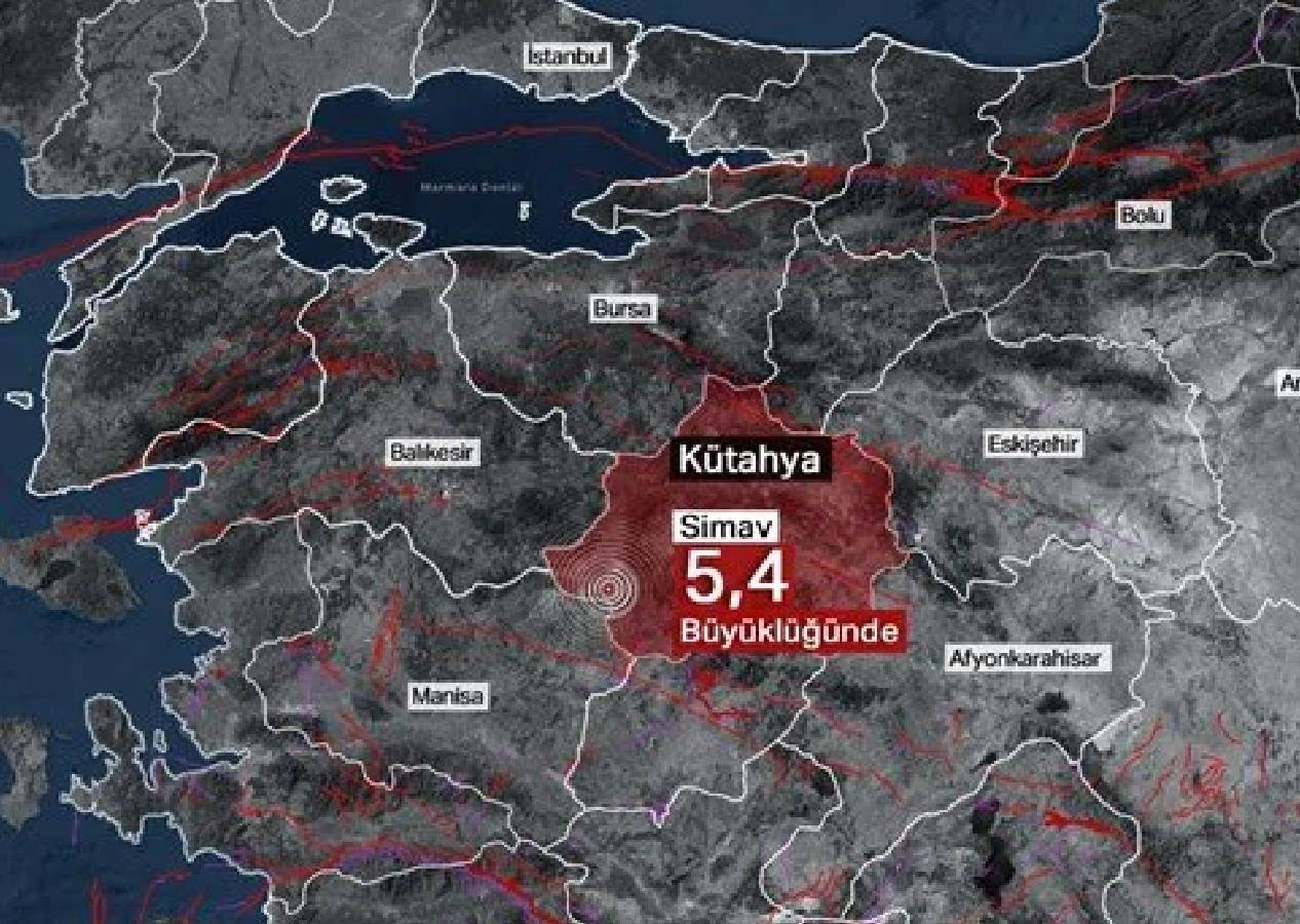 5.4 büyüklüğünde deprem Simav’ı vurdu, çevre iller sallandı! Peş peşe açıklamalar gecikmedi