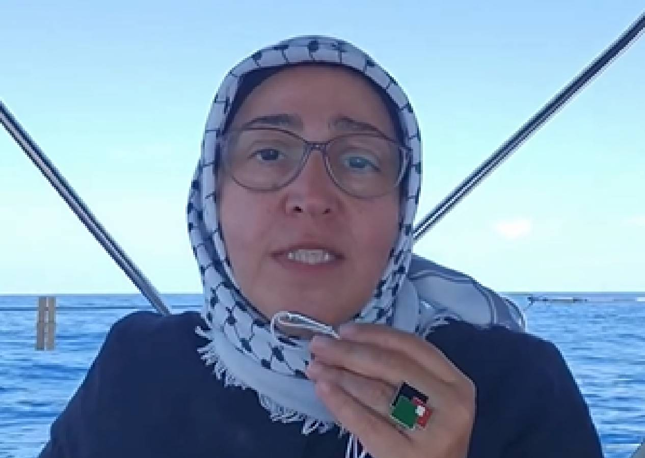 Gazze'ye ilerliyorlar! Semanur Sönmez Yaman: "Gazze'ye yardım değil, ablukayı kırmaya geliyoruz"