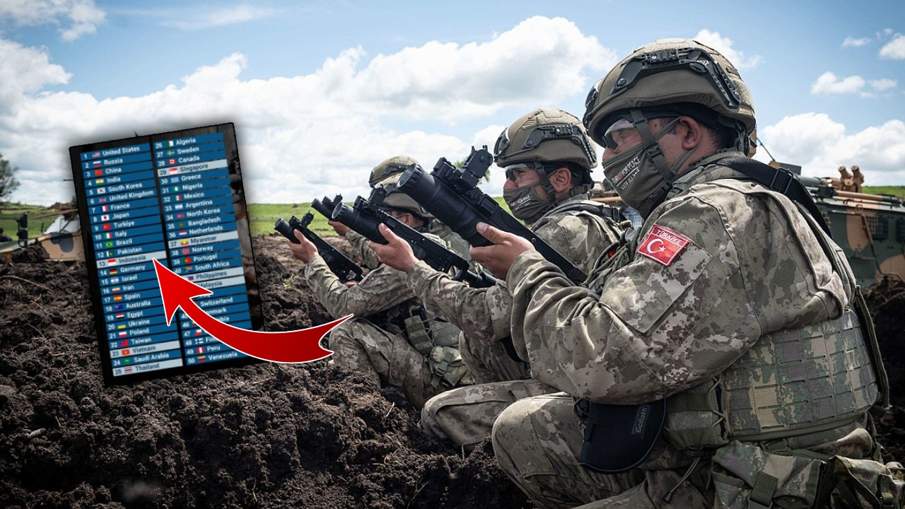 2025’in en güçlü orduları açıklandı! Listeye Fransa damga vurdu Türkiye geriledi.