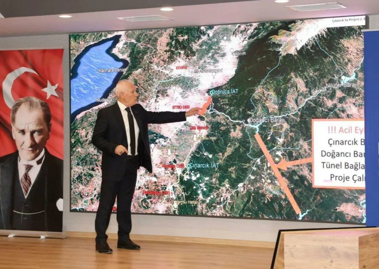 Bursa’da su alarmı! Belediye Başkanı Mustafa Bozbey kameralar karşısında duyurdu: 6 günlük suyumuz kaldı!