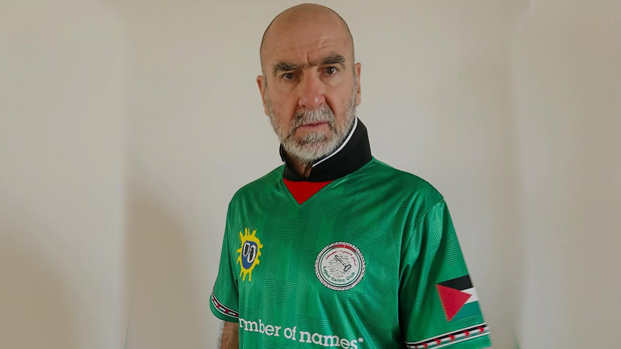 Eric Cantona'dan Filistin'e bir destek daha